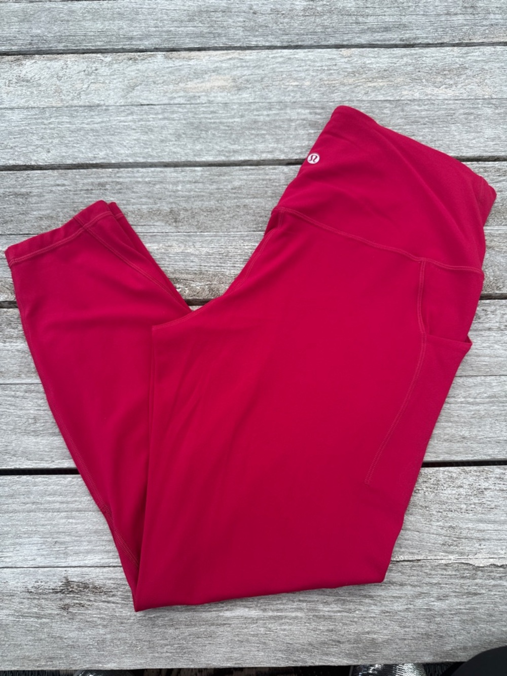 Lululemon‎ Align High-Rise Pant with Pockets 25"
Ruby Red size 14 NWOT